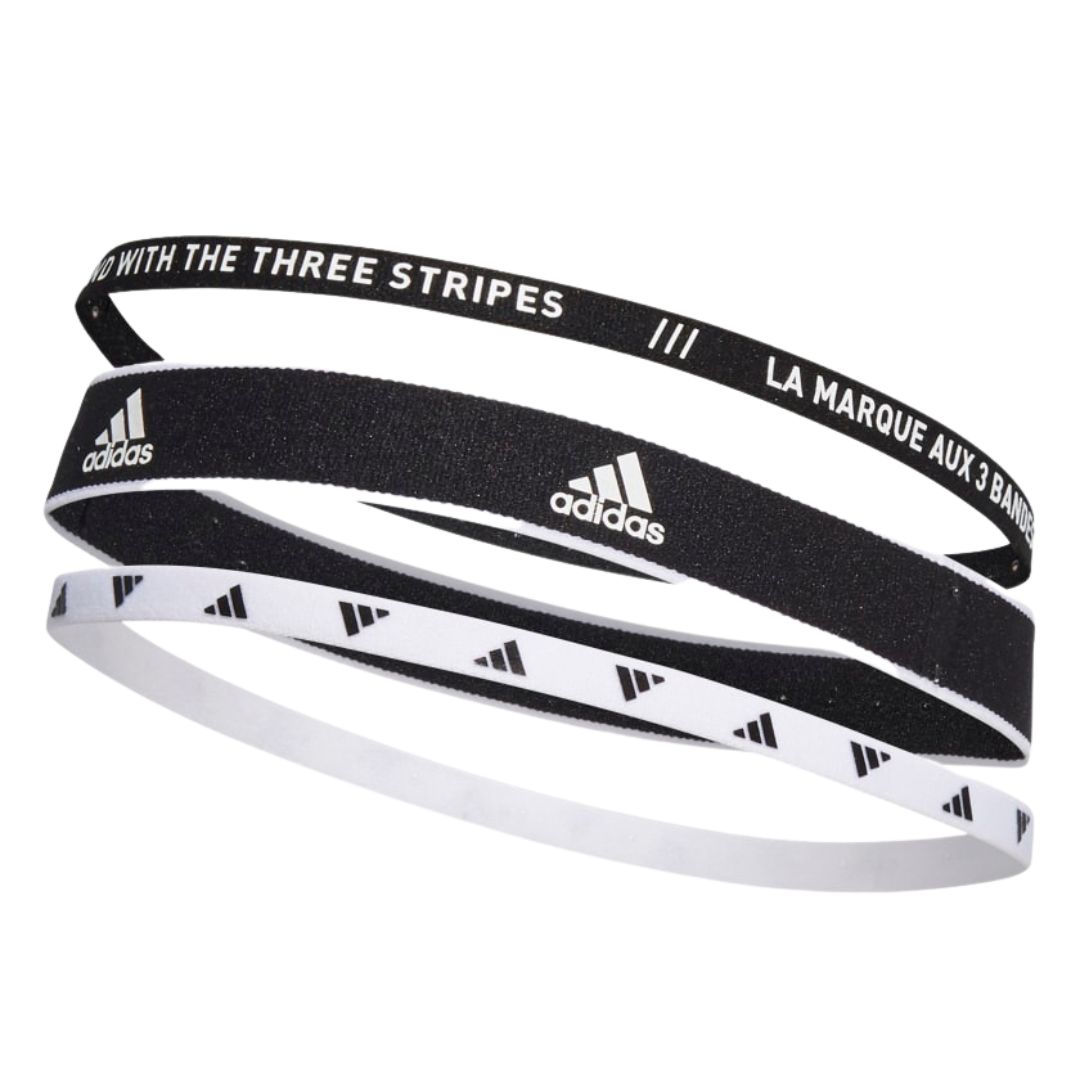 Adidas Hairband 3-Pack Black/White